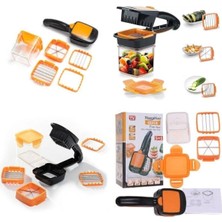  5 In 1 Büyük Hazneli Pratik Hızlı Meyve Sebze Doğrayıcı Rende