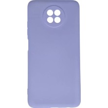 Olinea Redmi Note 9 5g Kılıf Nano Içi Kadife Silikon - Lila