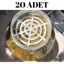 20 Adet Kavanoz Zeytin, Bidon Seperatörü, Turşu, Yaprak, Konserve Baskı Seperatörü