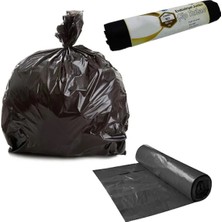 Endüstriyel Jumbo Boy Çöp Torbası 80X110 cm Siyah