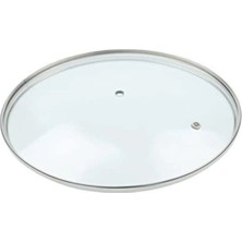 Cam Tencere Kapaği Tüm Tencere ve Tavalara Uygun 28 cm