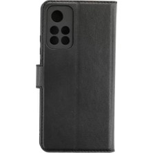 Olinea Redmi Note 11T Kılıf S Kapaklı Kılıf - Siyah