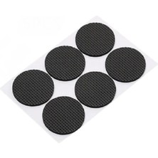 Kendinden Yapışkanlı Kaymaz Kauçuk Beyaz Eşya Masa Sandalye Ayak Zemin Koruyucu Çap 4,5 cm 24 Adet