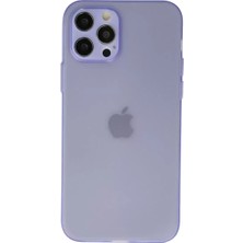 Olinea Iphone 12 Kılıf Silikon - Mor