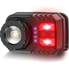 TeknoKapsül PS-571 Sensör Xpg Cob LED USB Şarj Edilebilir Lityum Pilli Zoomlu Kafa Lambası