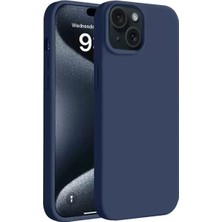 Olinea Iphone 15 Kılıf First Silikon - Lacivert