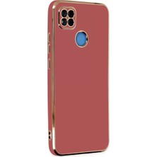 Olinea Redmi 9c Kılıf Volet Silikon - Kırmızı