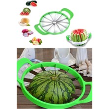 Pratik Karpuz Kavun Dilimleyici Dilimleme Aleti 26CM Karpuz Kesici Kalıp 12 Dilim