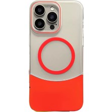 Olinea Iphone 16 Velar Magsafe Kapak - Kırmızı