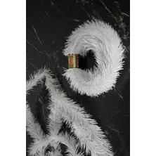 5 Metre Beyaz Sarmal Tel Çam Ağacı Garland Süs