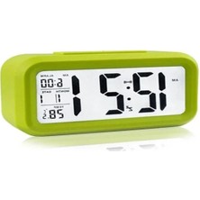 Calperia Karanlık Sensörlü Akıllı Dijital Masa Saati, Alarmlı ve Kullanım Kolaylığı