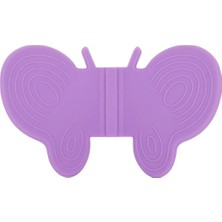 Silikon Mor 2li Kelebek Şekilli Tutacak Seti