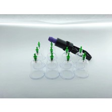 4 cm Hacamat Kupası 50 Adet+Pompa