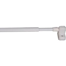 Briz Çubuğu Yuvarlak 60-120 cm Beyaz %100 Uzamalı