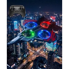 Astraltech LED Işıklı Oyuncak Drone Fighter Jet Tasarımlı Uzaktan Kumandalı Uçak