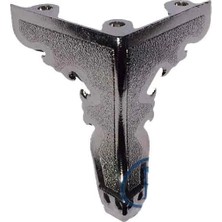 Najmaddin Kelebek Sandık Ayağı, Kutu Ayak 5,5 cm - Nikel, 50 Adet