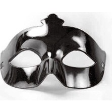 Najmaddin Mey Ithalat® Siyah Renk Masquerade Kostüm Partisi Venedik Balo Maskesi