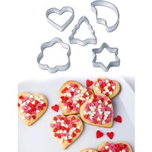 Sevimli Kurabiye Hamur Şekillendirici Kurabiye Kalıpları 5 Model