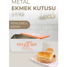 Metal Ekmek Kutusu Beyaz