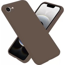 Olinea Iphone 16E Kılıf First Silikon - Kahverengi