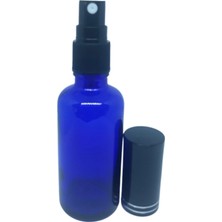 Parfüm ve Kolonya Şişesi 30 ml 5 Adet Siyah Kapak Boş Cam Şişe