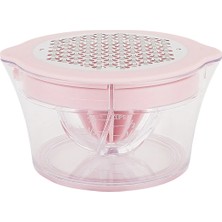 Plastik Açık Pembe Multi Fonksiyonlu Sıkacak 15CM