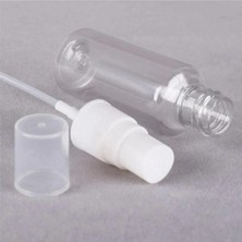 Başlıklı Plastik Boş Parfüm Kolonya Dezenfektan Sprey Şişesi 10 Adet 50 ml