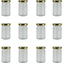 24'lü Kısa 105 cc Cam Kavanoz Baharat ,sos, Bebek Mama Saklama, Hobi Için Kapaklı Mini Kavanoz