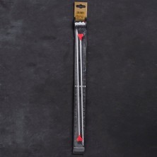 TeknoKapsül Addi Kalpli 4mm 35CM Klasik Alüminyum Örgü Şişi -
