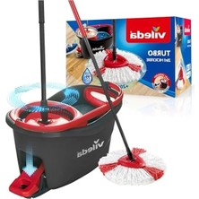 Calperia 130 cm Uzayan Sap ve Üçgen Başlık ile Etkili Temizlik Seti