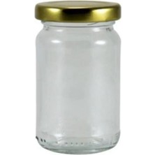 24 Adet Cam Kavanoz 105 cc + 24 Adet Kavanoz Kapağı