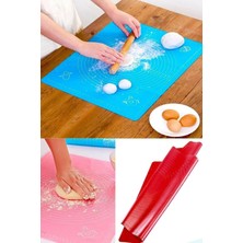 Büyük Boy Silikon Hamur Açma Matı 50X40 cm