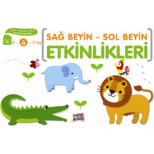 Minik Ada Yayınları Sağ Beyin - Sol Beyin Etkinlikleri (4 Yaş)