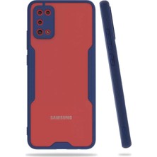 Olinea Galaxy A02S Kılıf Platin Silikon - Lacivert