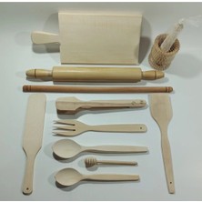 Ahşap Mutfak Malzemesi 11 Parça