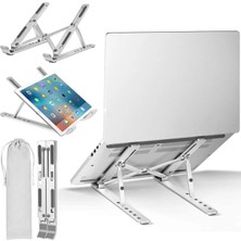 -Kaymaz Tabanlı Ayarlanabilir Laptop Standı,