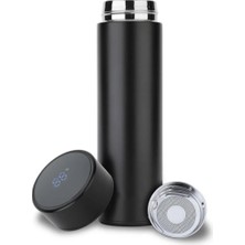 Dijital Göstergeli Akıllı Çelik Termos 500ML, Termometreli Termos