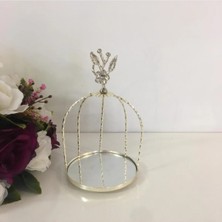 Kafes Sunumluk Japon Güllü 12 cm Gümüş