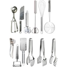 12 Adet Pratik Mutfak Hazırlık Servis Seti