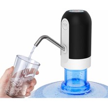 Şarjlı Tek Motorlu Otomatik Damacana Su Pompası Siyah