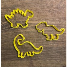 3 Lü Kurabiye Kalıbı Kesici Set