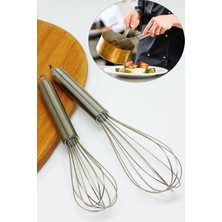 Paslanmaz 2li *21+25 cm Çırpıcı