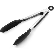 Ew's Pratik Metal Saplı Silikon Maşa