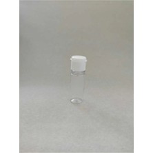 25 Adet 8 ml Beyaz Fliptop Kapaklı Kolonya, Dezenfektan, Likit Şişesi