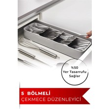 5 Bölmeli Çekmece Düzenleyici Kaşıklık