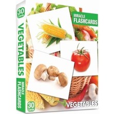 MK Publications Vegetables Miracle Flashcards (30 Cards)