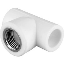 Najmaddin Mey Ithalat® Pvc Boru Pprc Iç Dişli Te 25X1/2'' 10 Adet