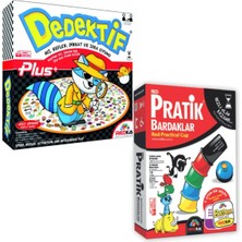 Dedektif ve Pratik Bardaklar 3-7 Yaş Akıl Oyunu Seti