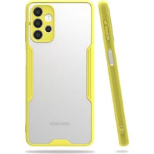 Olinea Galaxy A52 Kılıf Platin Silikon - Sarı