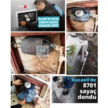 Ev Su Saati Sayaca Kar - Dona (Donmaya) Karşı Koruma Isı Ceketi Izolasyon Ev Su Saati